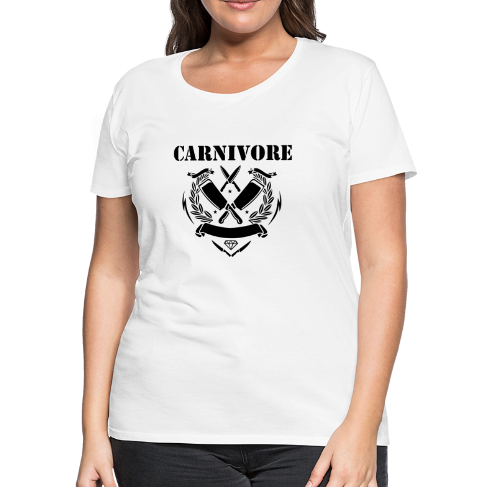 Women’s Carnivore Premium T-Shirt - white