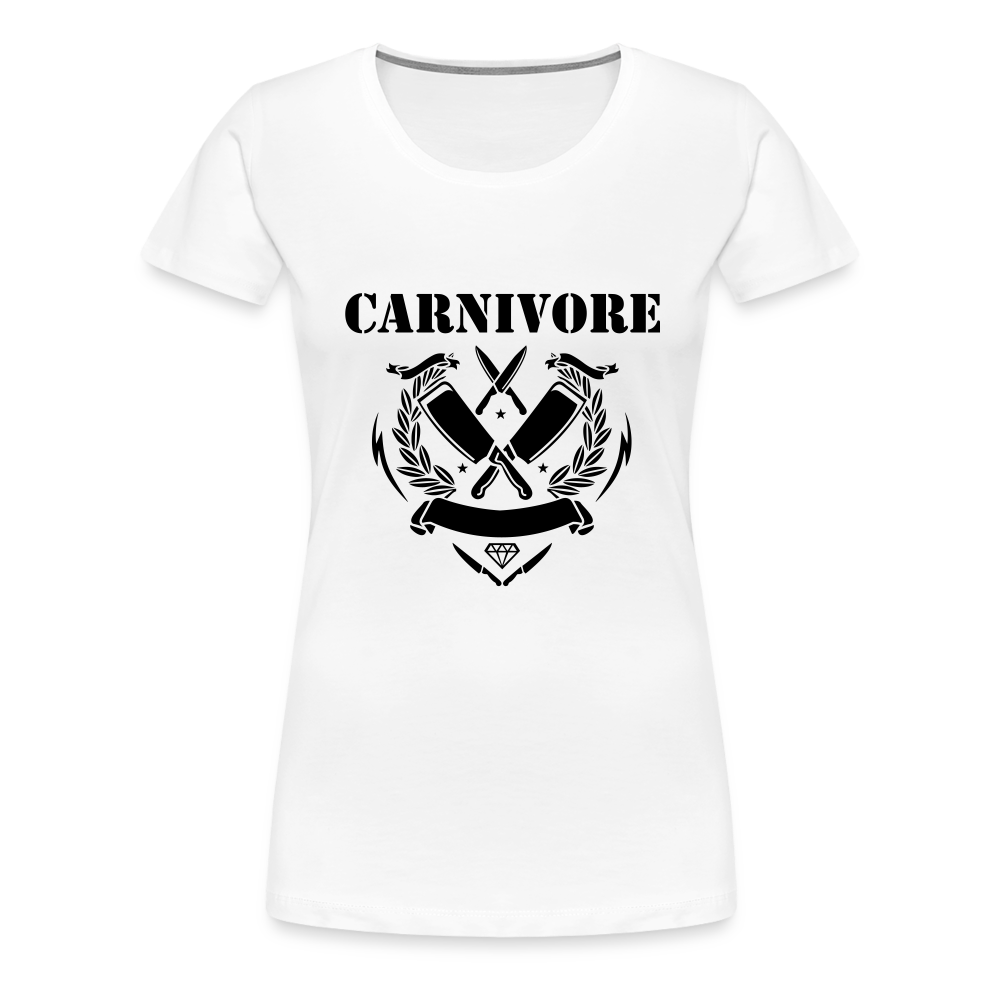 Women’s Carnivore Premium T-Shirt - white