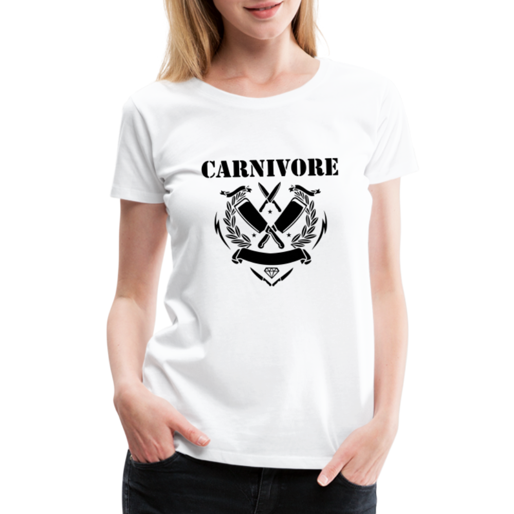 Women’s Carnivore Premium T-Shirt - white