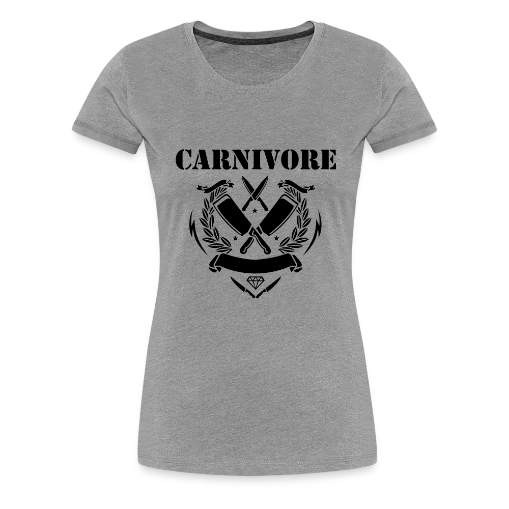 Women’s Carnivore Premium T-Shirt - heather gray