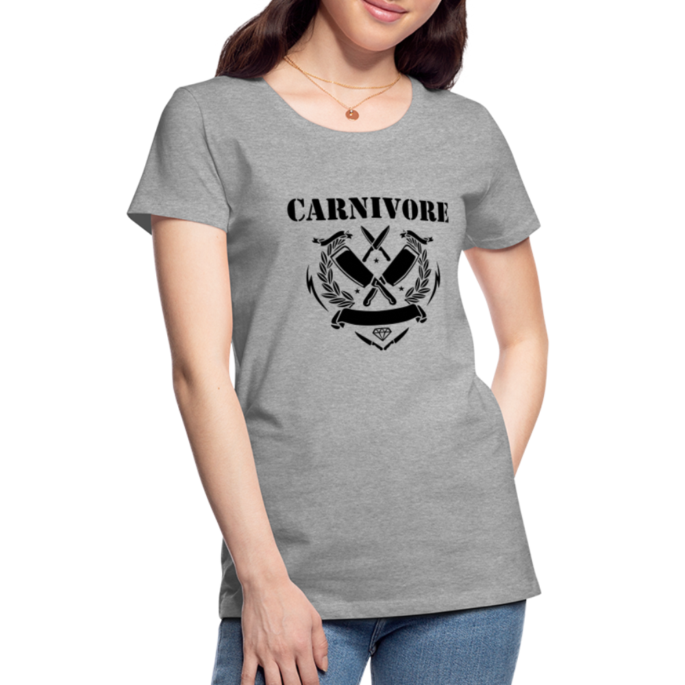 Women’s Carnivore Premium T-Shirt - heather gray