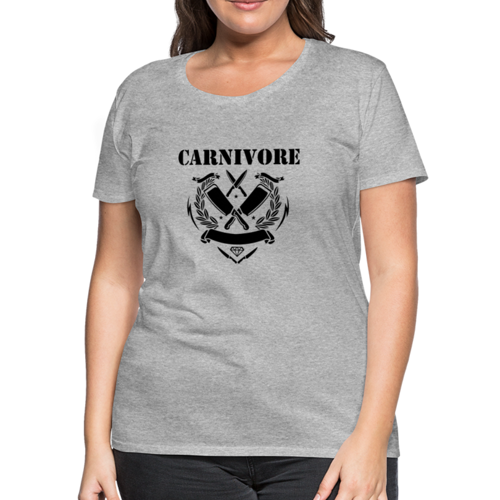 Women’s Carnivore Premium T-Shirt - heather gray