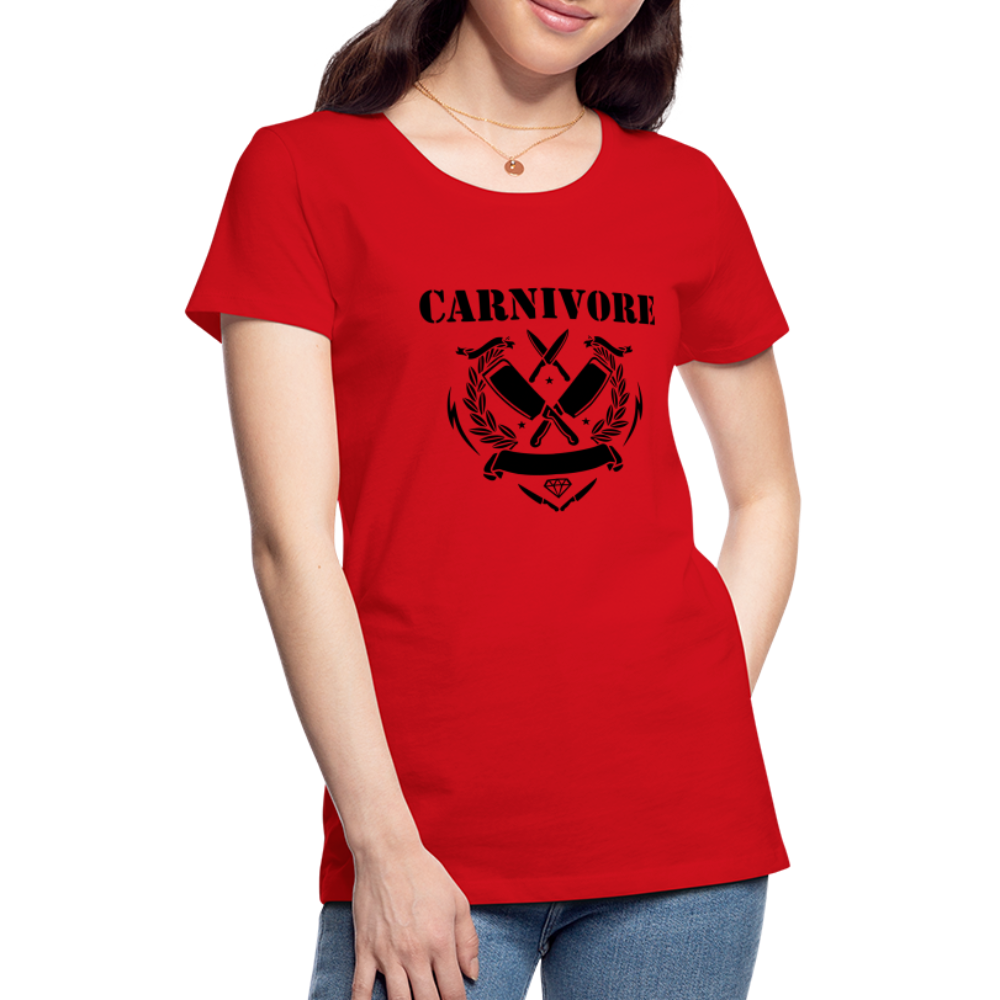 Women’s Carnivore Premium T-Shirt - red