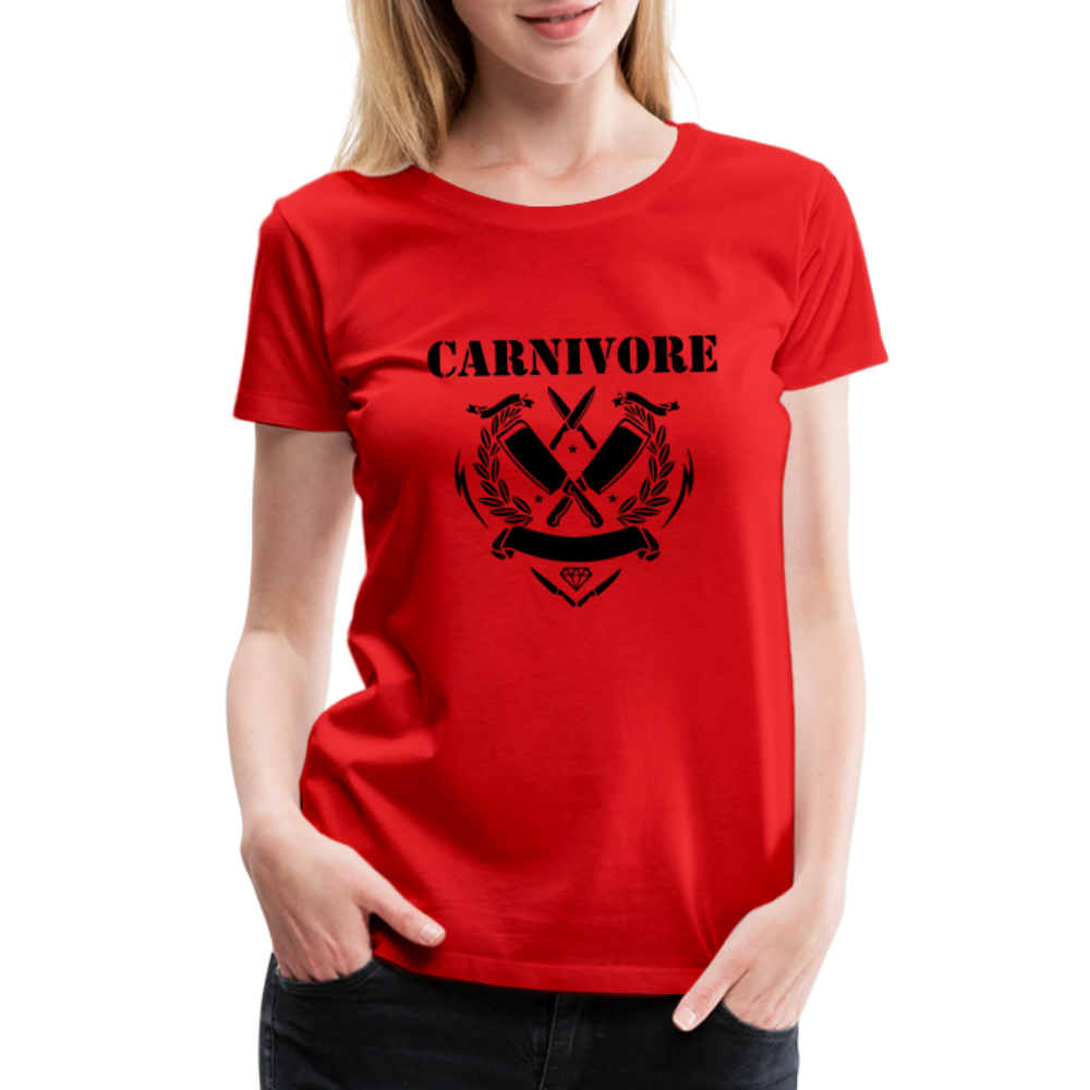 Women’s Carnivore Premium T-Shirt - red