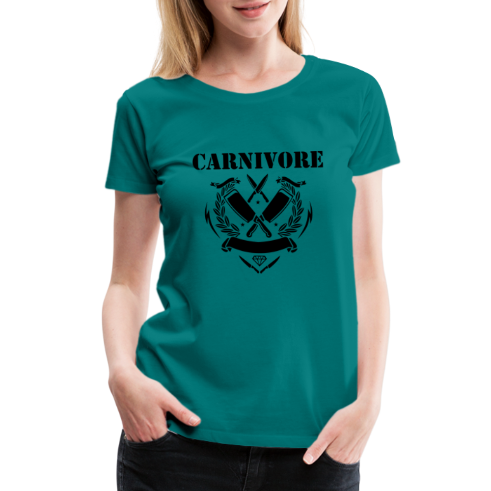 Women’s Carnivore Premium T-Shirt - teal