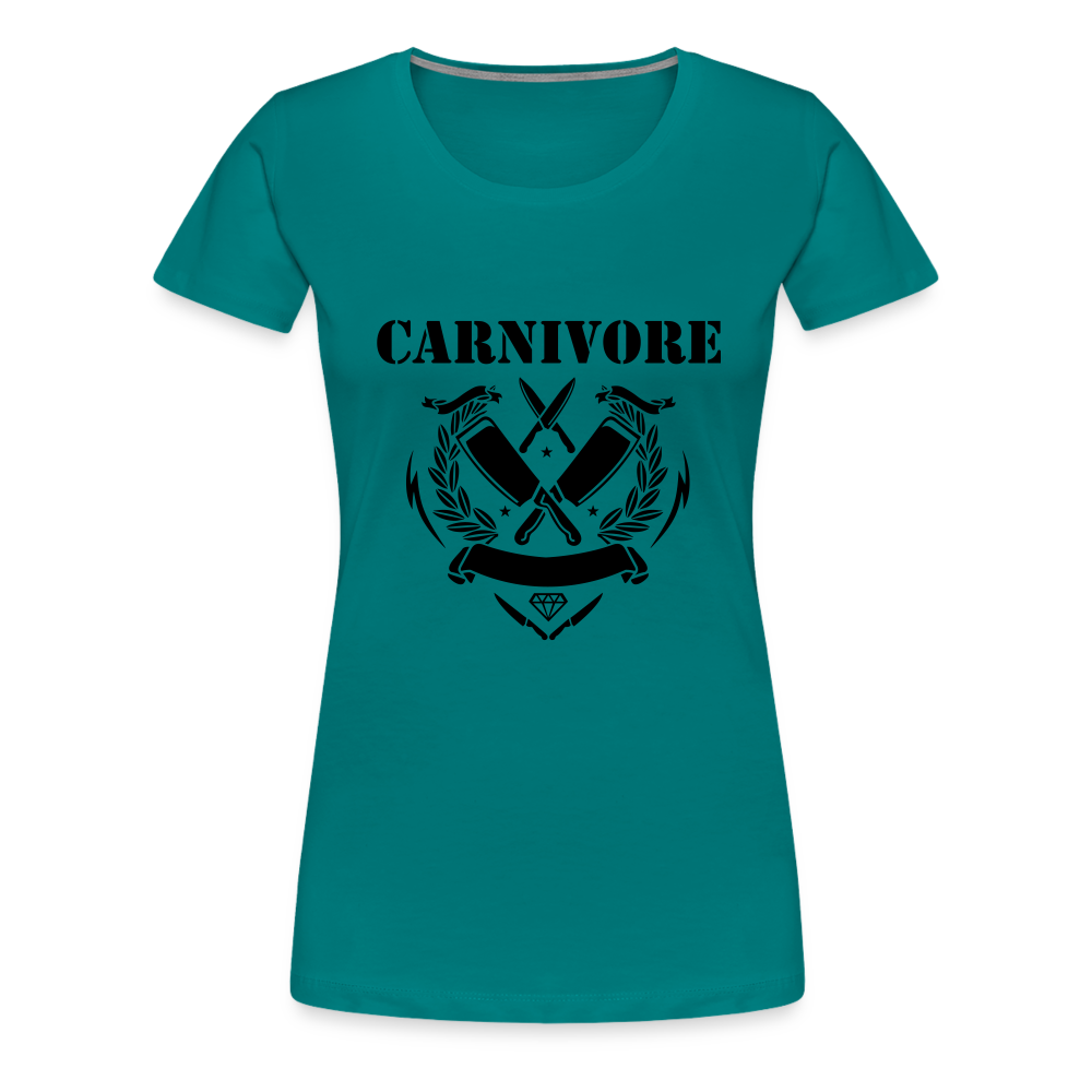 Women’s Carnivore Premium T-Shirt - teal