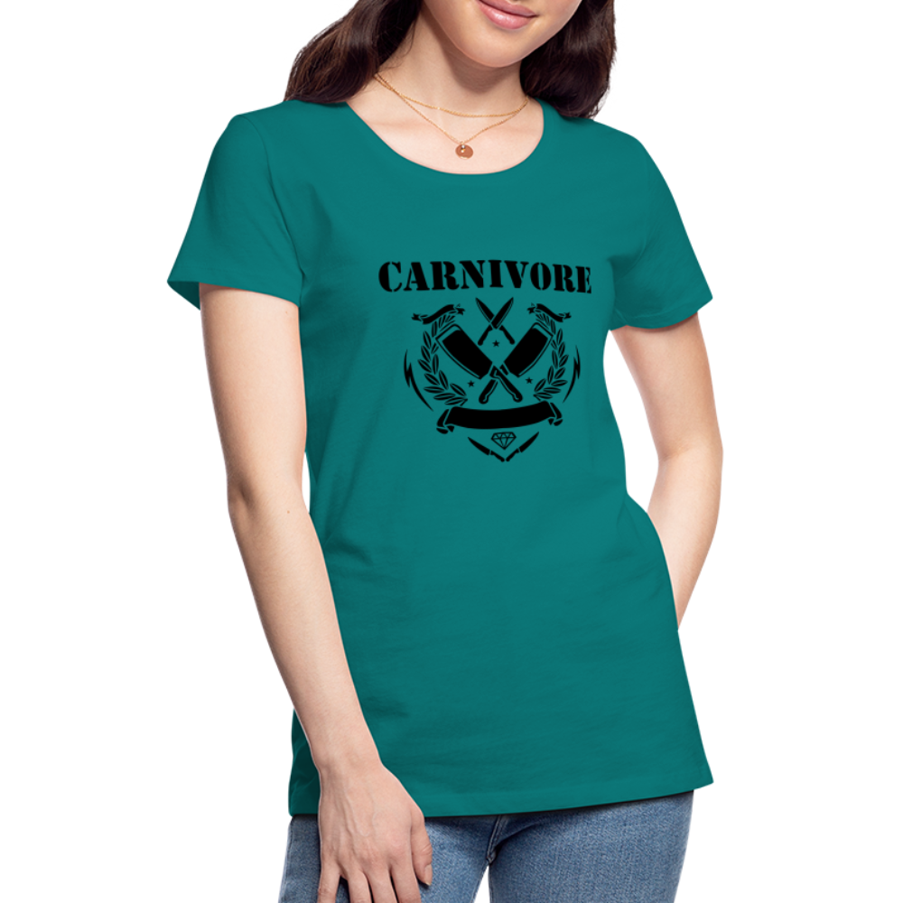 Women’s Carnivore Premium T-Shirt - teal