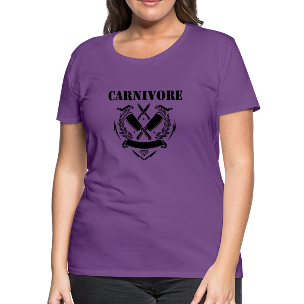 Women’s Carnivore Premium T-Shirt - purple