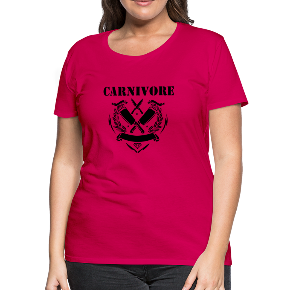 Women’s Carnivore Premium T-Shirt - dark pink