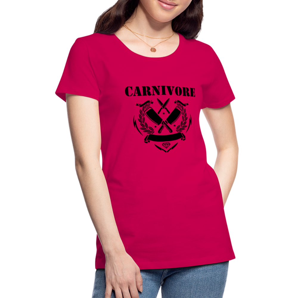 Women’s Carnivore Premium T-Shirt - dark pink