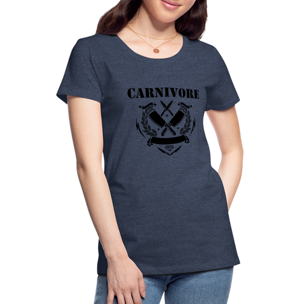 Women’s Carnivore Premium T-Shirt - heather blue