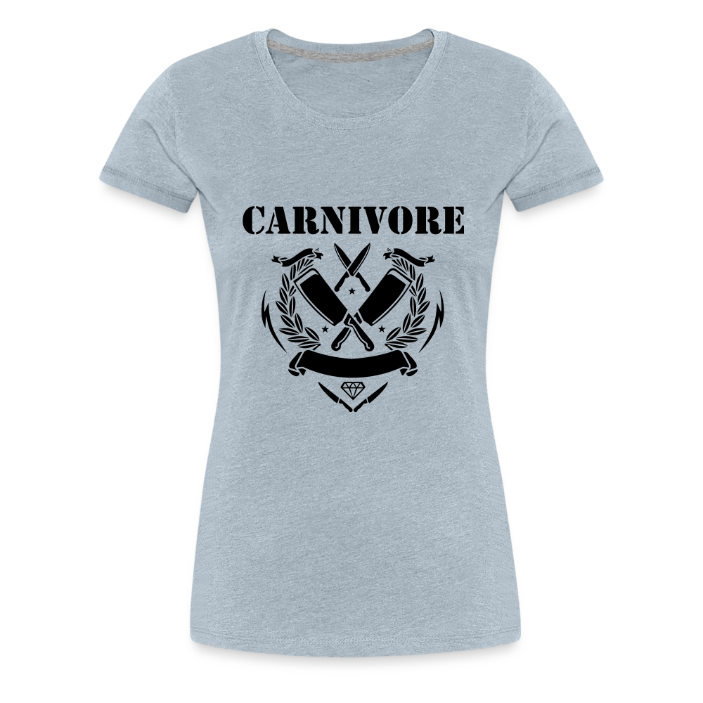 Women’s Carnivore Premium T-Shirt - heather ice blue