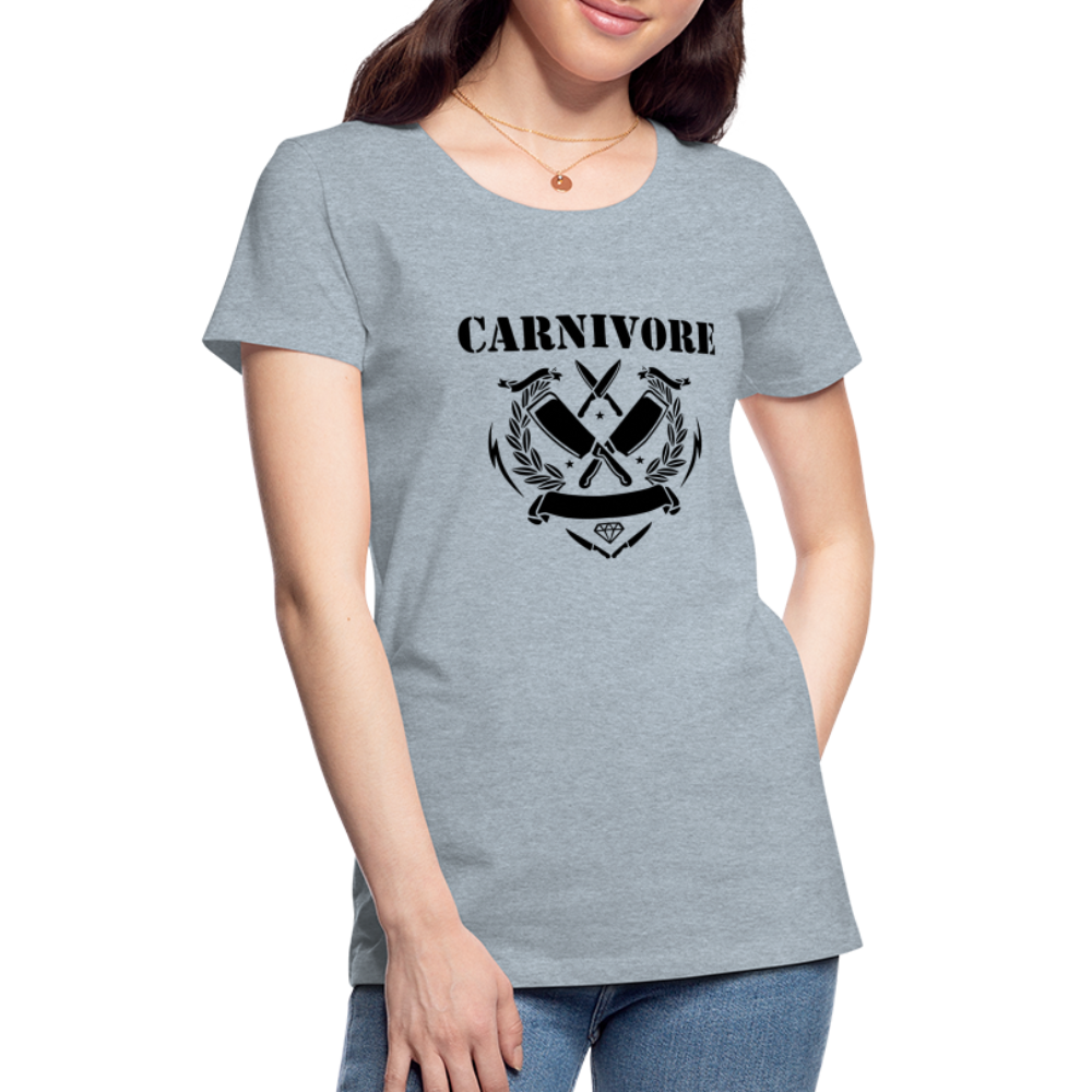 Women’s Carnivore Premium T-Shirt - heather ice blue