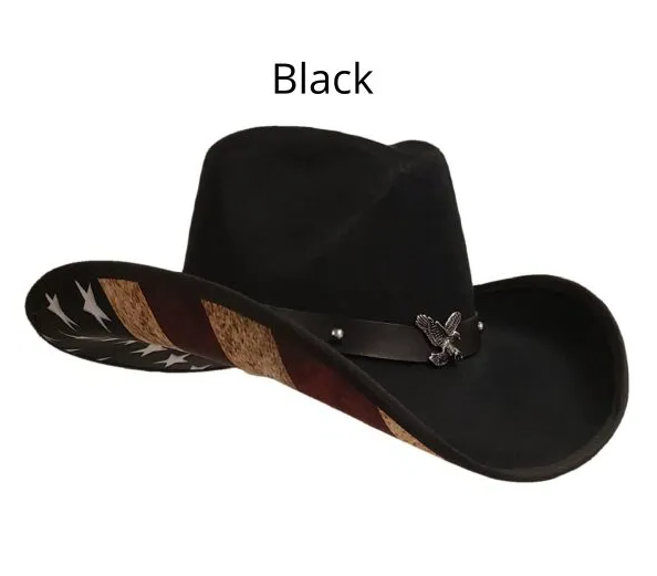 Western Hat Patriot - Black