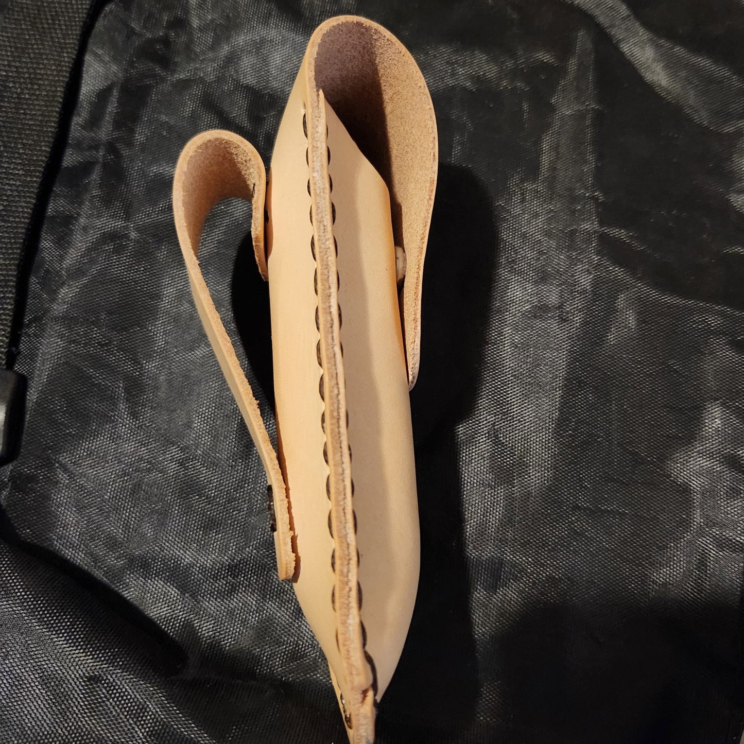 Leather Pocket Knife Pouch Handmade Color Natural