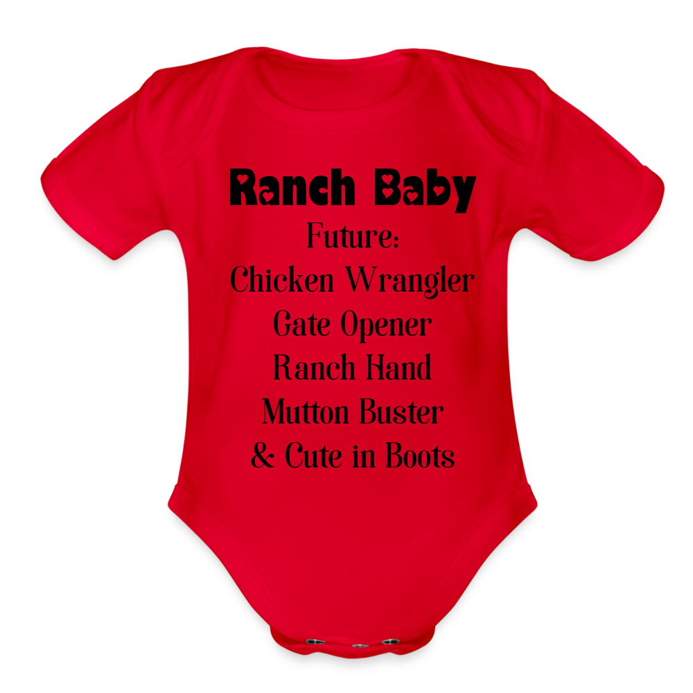 Organic Ranch Baby - red