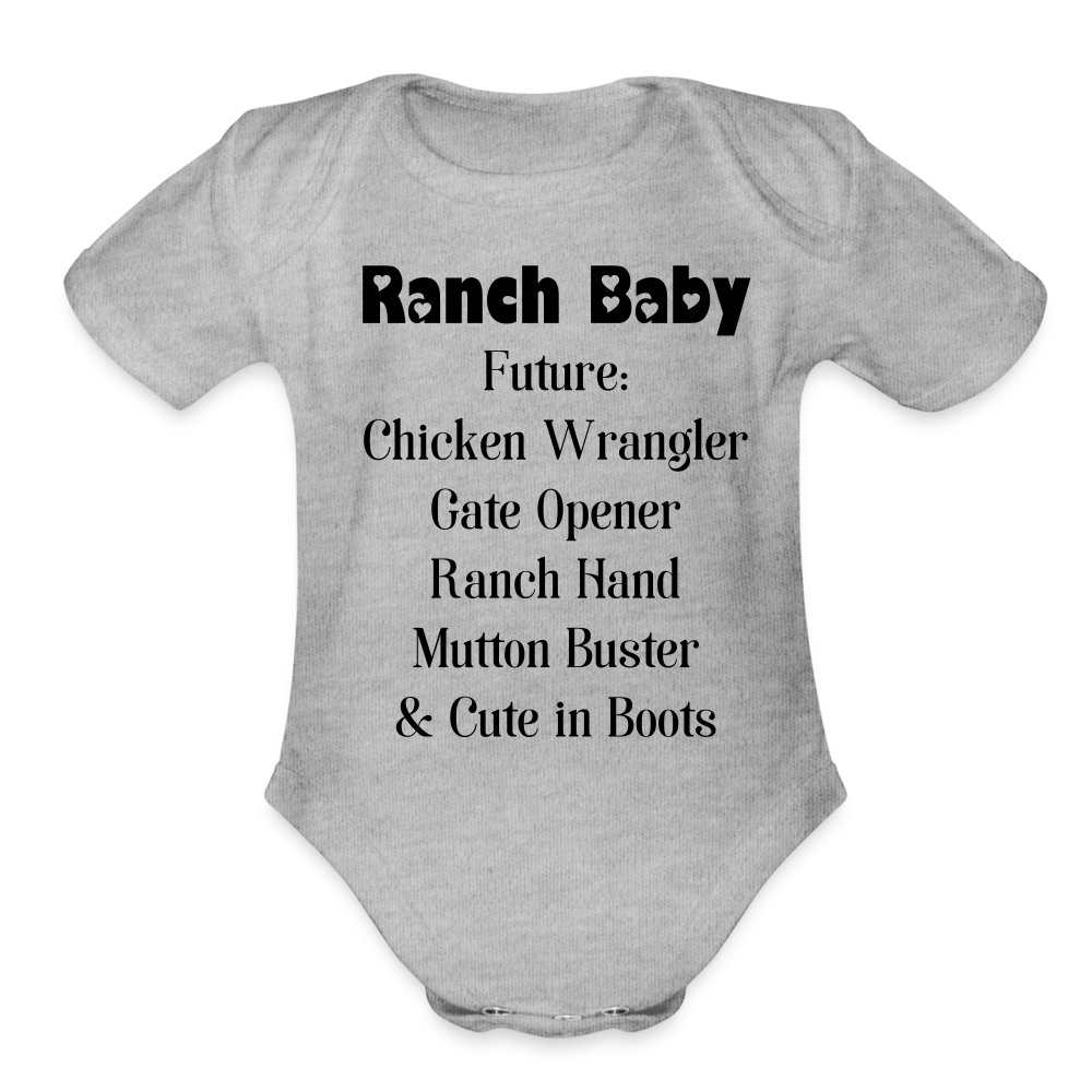 Organic Ranch Baby - heather grey
