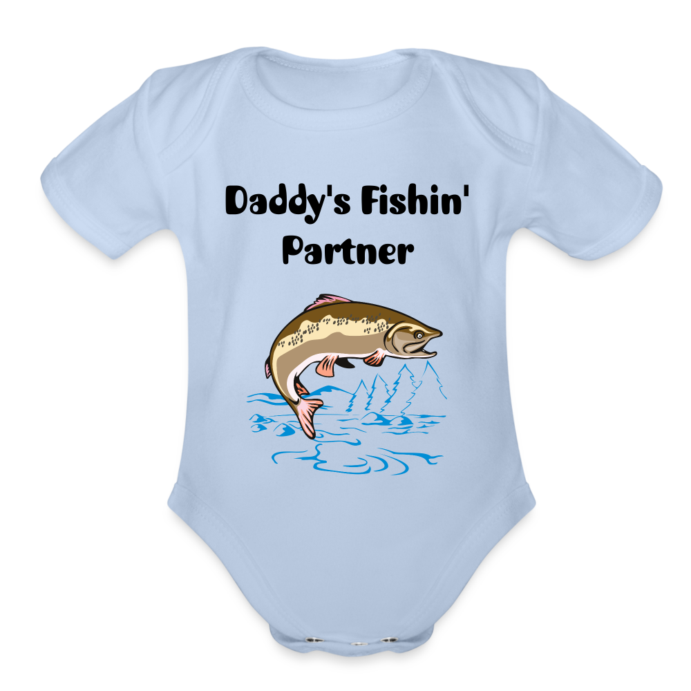 Organic Baby Daddy's Fishin' Partner - sky