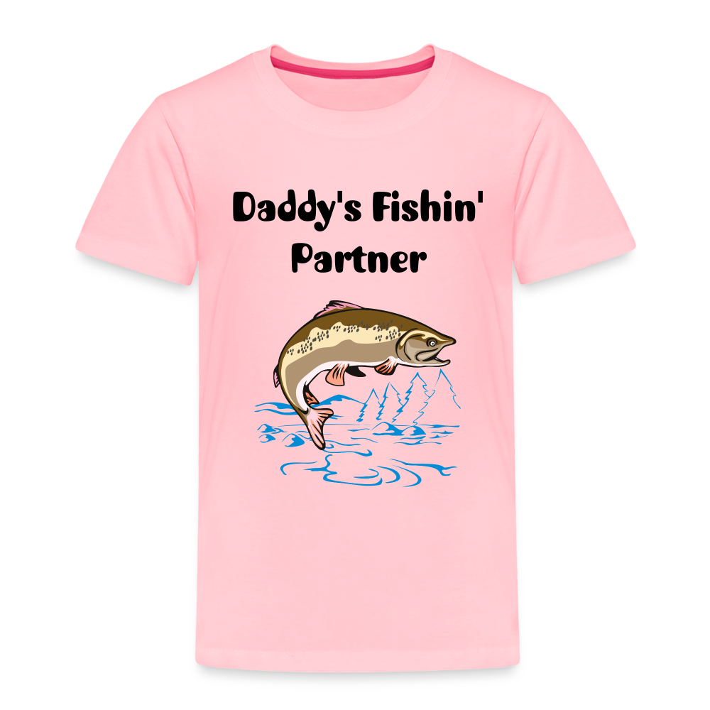 Toddler Daddy's Fishin' Partner - pink