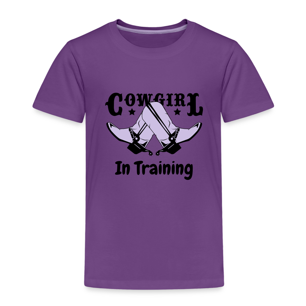 Toddler Cowgirl in Training - purple