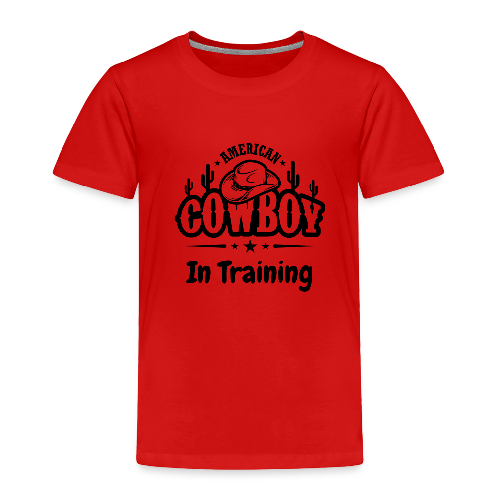 Toddler American Cowboy in Training - red