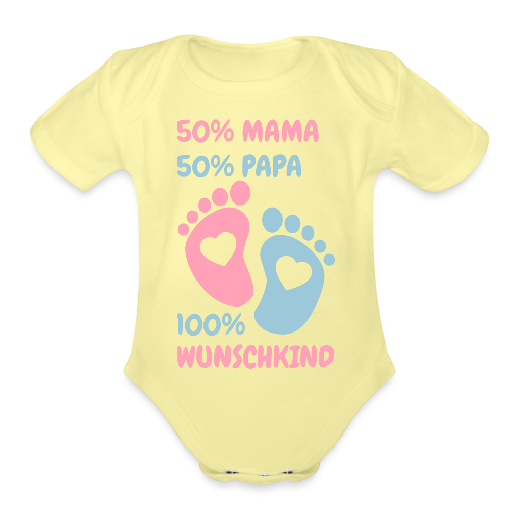 Organic Baby 50% Mama 50% Papa - washed yellow