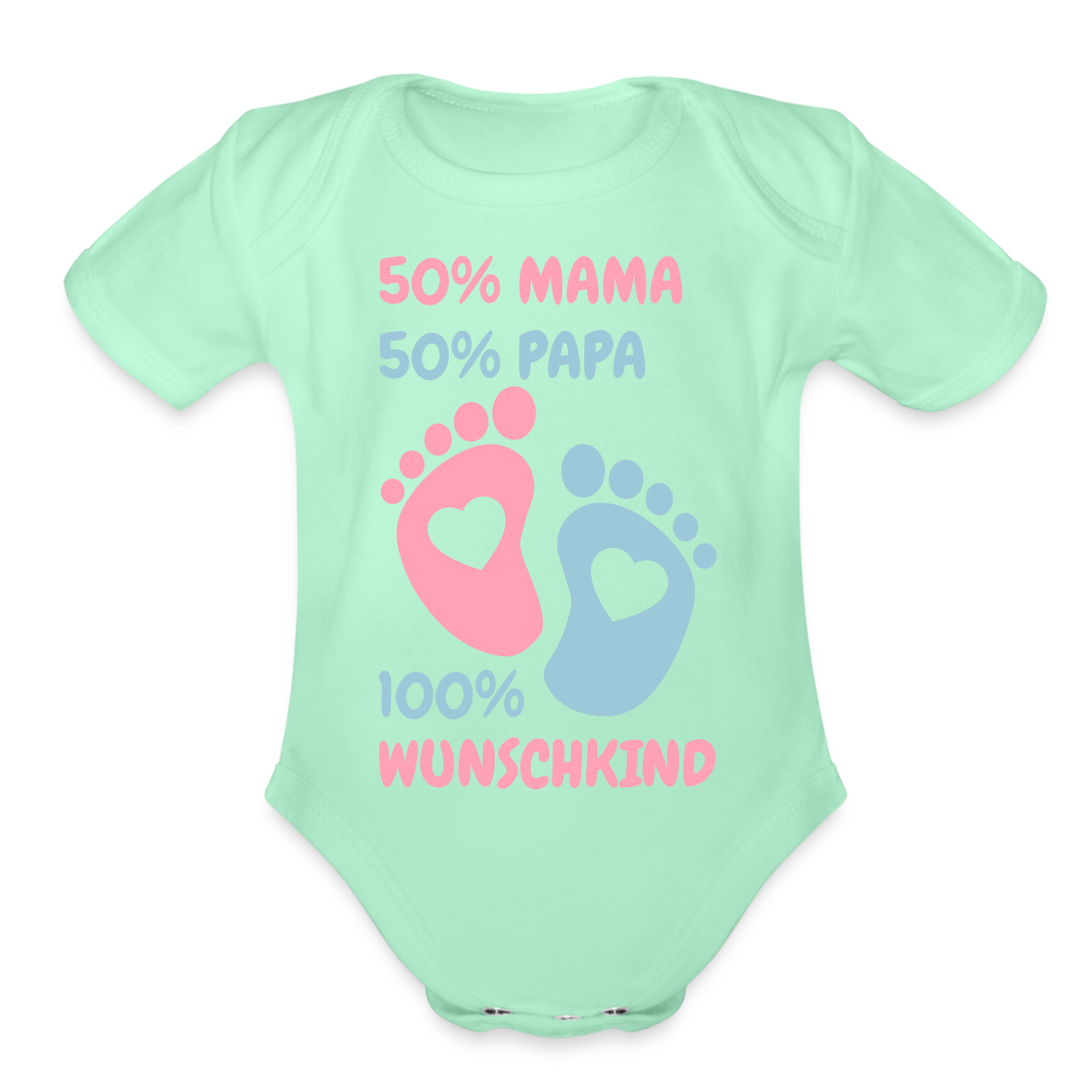 Organic Baby 50% Mama 50% Papa - light mint