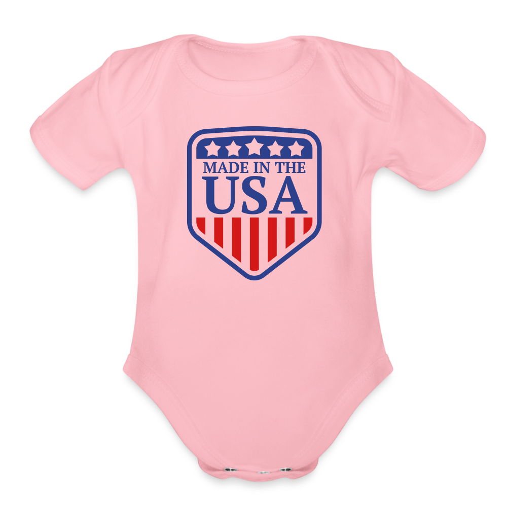 Organic Baby, Made in the USA - light pink
