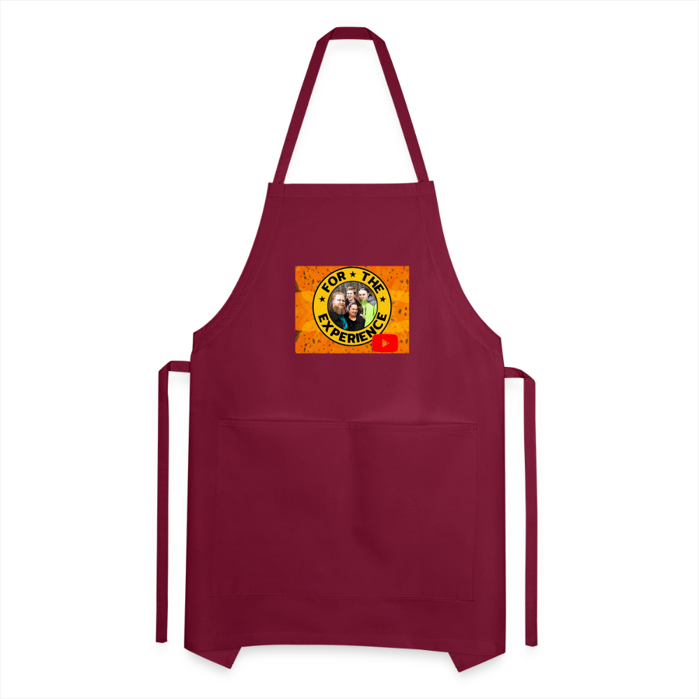 Apron Grill Master, For The Experience - burgundy