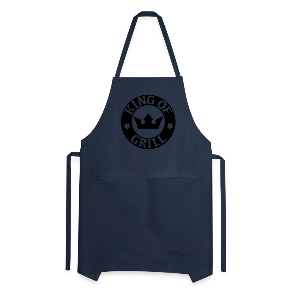 Apron, Grill Master, King of Grill - navy