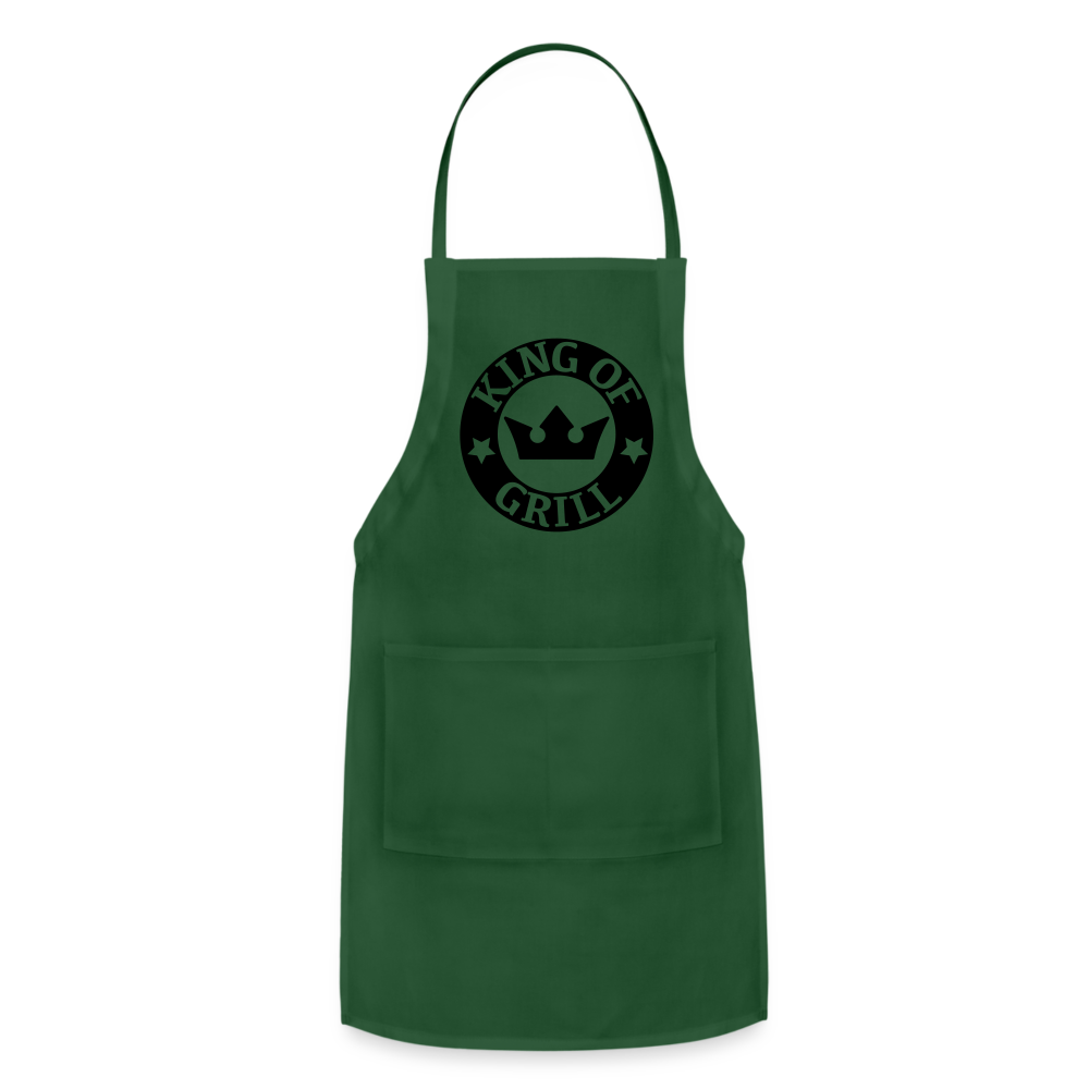 Apron, Grill Master, King of Grill - forest green