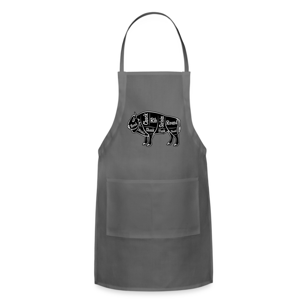 Apron, Grill Master, Bison Cut - charcoal