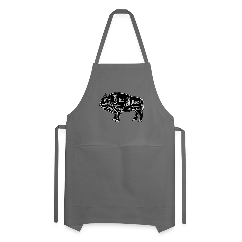 Apron, Grill Master, Bison Cut - charcoal