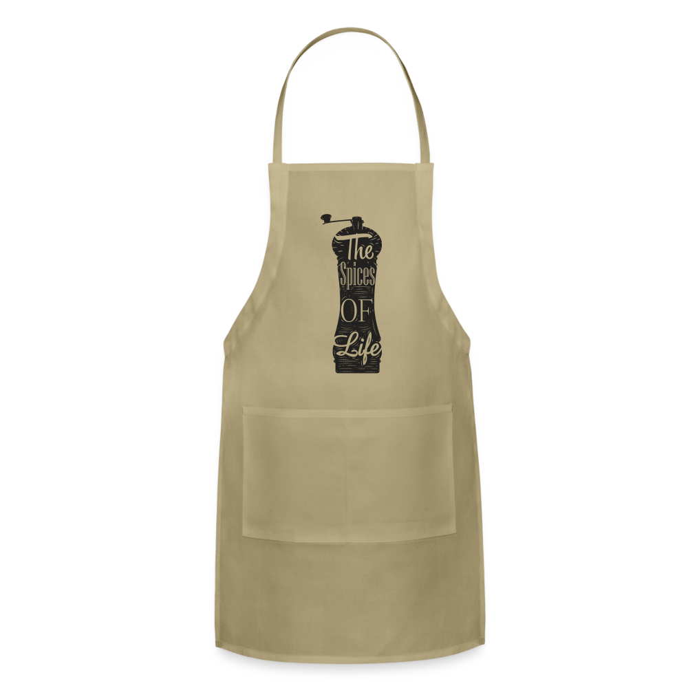 Apron, Grill Master, The Spices of Life - khaki