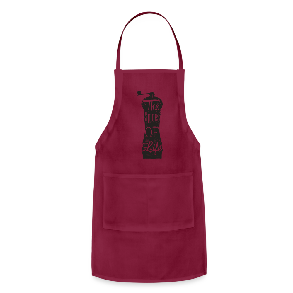 Apron, Grill Master, The Spices of Life - burgundy