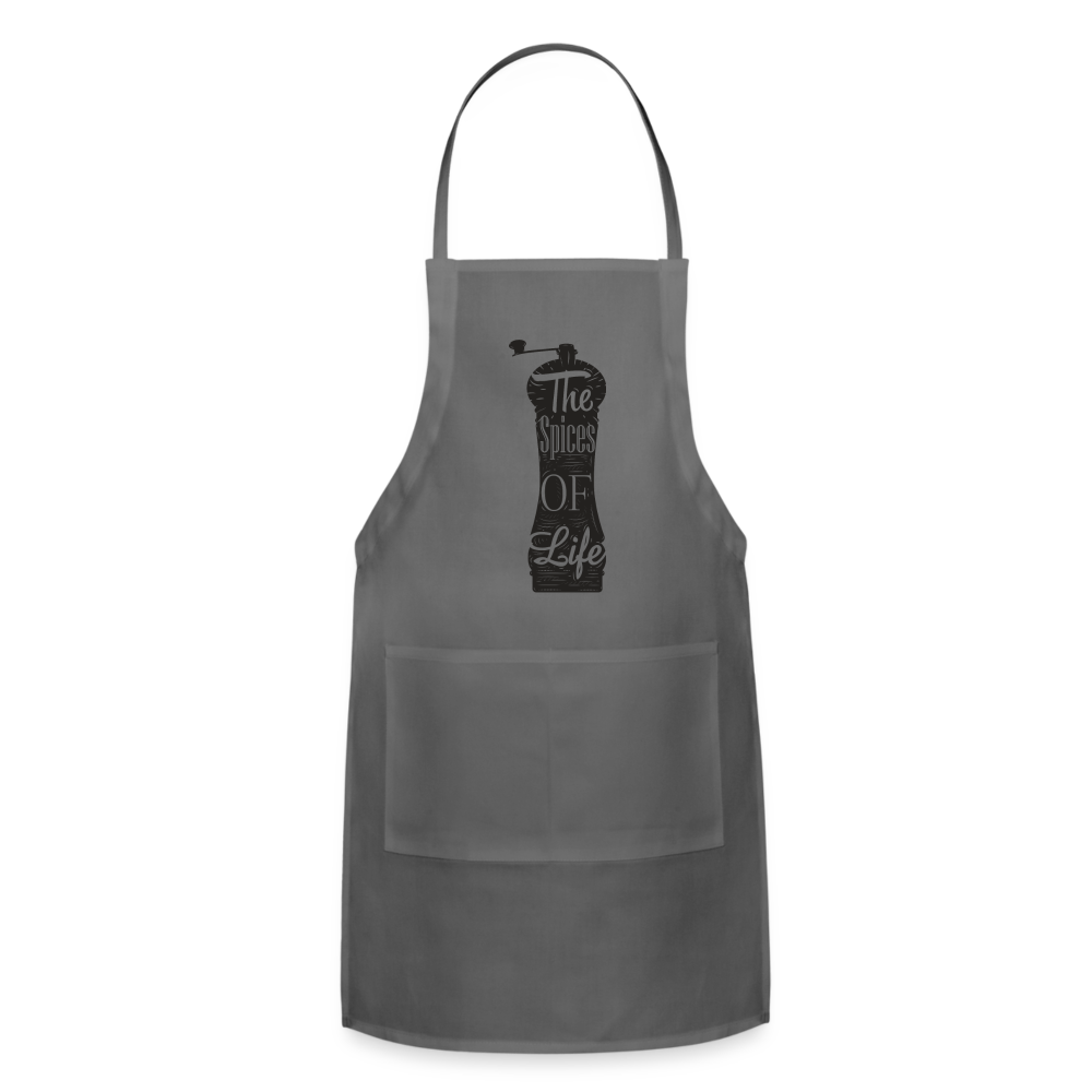 Apron, Grill Master, The Spices of Life - charcoal