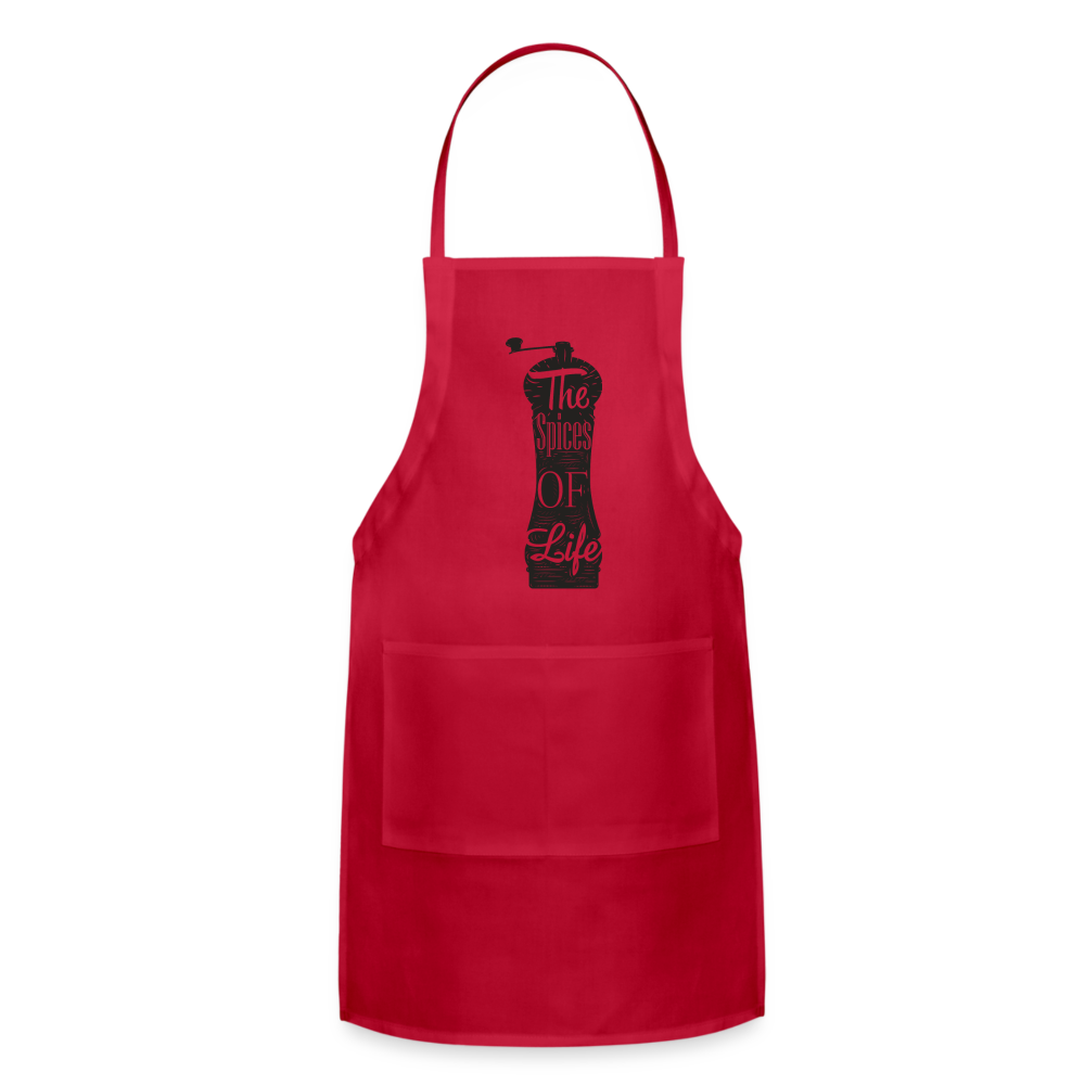 Apron, Grill Master, The Spices of Life - red